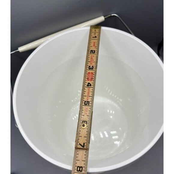 Vtg West Bend Thermo Serve Ice Bucket Copper Tone Insulated Barware - Picture 8 of 9